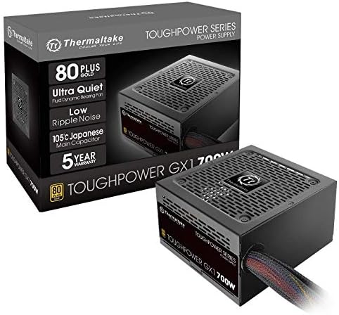 Thermaltake Toughpower GT 850W ATX 3 1 Standard Power Supply; 80 Plus Gold Efficiency; Smart Zero Fan; Native 450W PCIe 5 1 Connector; PS TPT 0850FNFAGU 3; 5 Year Warranty