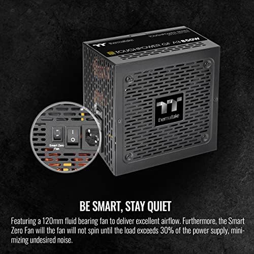 Thermaltake Toughpower GF A3 850W  True 450W 12VHPWR Connectors on PSU & NVIDIA RTX 40 Series  ATX 3 0/PCI E 5 0  80  Gold  SLI/Crossfire Ready Power Supply  PS TPD 0850FNFAGU L  10 Year Warranty