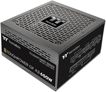 Thermaltake Toughpower GF A3 850W  True 450W 12VHPWR Connectors on PSU & NVIDIA RTX 40 Series  ATX 3 0/PCI E 5 0  80  Gold  SLI/Crossfire Ready Power Supply  PS TPD 0850FNFAGU L  10 Year Warranty