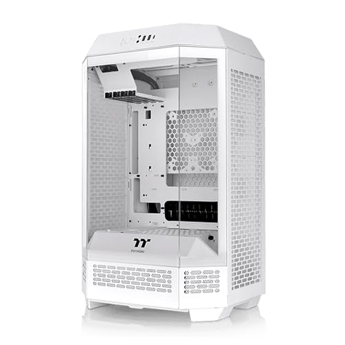 Thermaltake Carcasa Tower 300 Snow Micro-ATX; ventilador CT de 0.079 x 5.512 in incluido; soporta radiador de hasta 16.535 in; kit de soporte de chasis opcional que permite visualización horizontal;