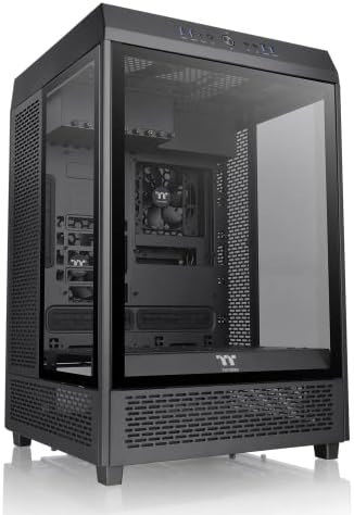 Thermaltake Tower 600 Hydrangea Blue Mid Tower ATX Case; 3 Tempered Glass Panels; Hidden Connector Motherboard Support; Rotational PCI e Slots; CA 1Z1 00MFWN 00; 3 Year Warranty