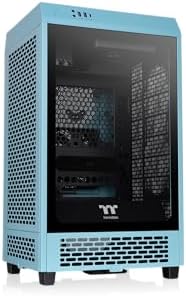 Thermaltake Tower 600 Hydrangea Blue Mid Tower ATX Case; 3 Tempered Glass Panels; Hidden Connector Motherboard Support; Rotational PCI e Slots; CA 1Z1 00MFWN 00; 3 Year Warranty