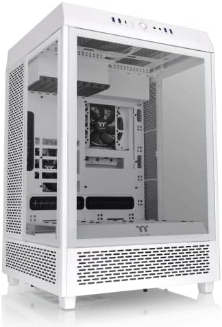 Thermaltake Tower 600 Hydrangea Blue Mid Tower ATX Case; 3 Tempered Glass Panels; Hidden Connector Motherboard Support; Rotational PCI e Slots; CA 1Z1 00MFWN 00; 3 Year Warranty