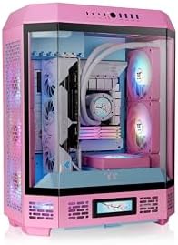 Thermaltake Tower 600 Hydrangea Blue Mid Tower ATX Case; 3 Tempered Glass Panels; Hidden Connector Motherboard Support; Rotational PCI e Slots; CA 1Z1 00MFWN 00; 3 Year Warranty
