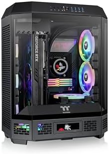 Thermaltake Tower 600 Hydrangea Blue Mid Tower ATX Case; 3 Tempered Glass Panels; Hidden Connector Motherboard Support; Rotational PCI e Slots; CA 1Z1 00MFWN 00; 3 Year Warranty