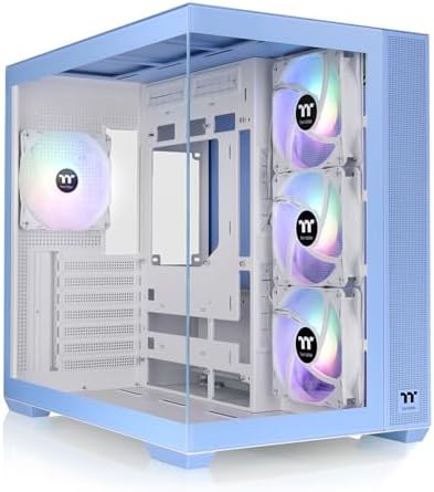 Thermaltake View 170 TG ARGB Black Micro ATX Case; 3x120mm ARGB Fans Included; Supports Up to 280mm Radiator; Front & Side Dual Tempered Glass Panel; CA 1Z4 00M1WN 00; 3 Year Warranty