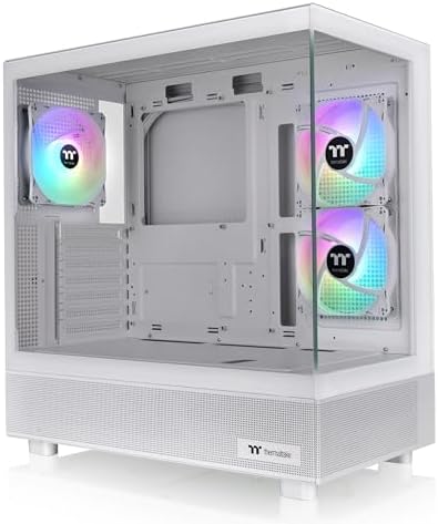 Thermaltake View 270 Plus TG ARGB Black Mid Tower E ATX Case; 3x120mm ARGB Fans Included; Support Up to 360mm Radiator; Front & Side Dual Tempered Glass Panel; CA 1Y7 00M1WN 01; 3 Year Warranty