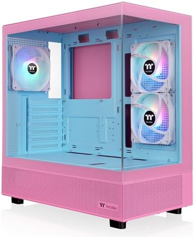 Thermaltake View 270 Plus TG ARGB Black Mid Tower E ATX Case; 3x120mm ARGB Fans Included; Support Up to 360mm Radiator; Front & Side Dual Tempered Glass Panel; CA 1Y7 00M1WN 01; 3 Year Warranty