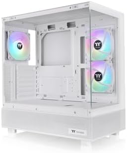 Thermaltake View 270 Plus TG ARGB Black Mid Tower E ATX Case; 3x120mm ARGB Fans Included; Support Up to 360mm Radiator; Front & Side Dual Tempered Glass Panel; CA 1Y7 00M1WN 01; 3 Year Warranty
