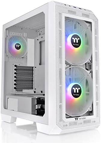 Thermaltake View 270 Plus TG ARGB Black Mid Tower E ATX Case; 3x120mm ARGB Fans Included; Support Up to 360mm Radiator; Front & Side Dual Tempered Glass Panel; CA 1Y7 00M1WN 01; 3 Year Warranty