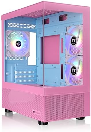 Thermaltake View 380 TG ARGB Black ATX Case; 4x120mm ARGB Fans Included; Supports Hidden Connector Motherboard; Front & Side Dual Tempered Glass Panel; CA 1Z2 00M1WN 00; 3 Year Warranty