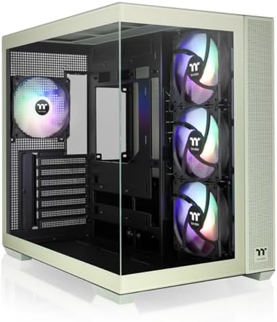 Thermaltake View 390 Air; Torre Media; Incluye 2 ventiladores CT de 120mm; Soporte para radiador de 360mm; Espacio para GPU de 420mm; Soporte para conectores ocultos; Ranuras PCIe giratorias; Espacio