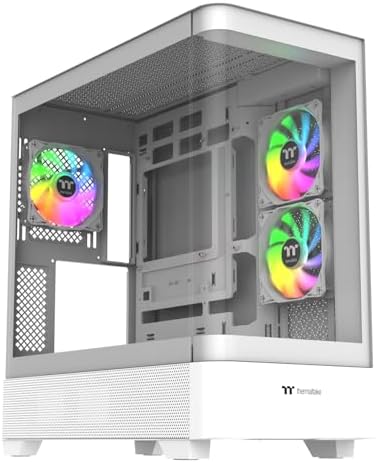 Thermaltake View 390 Air; Torre Media; Incluye 2 ventiladores CT de 120mm; Soporte para radiador de 360mm; Espacio para GPU de 420mm; Soporte para conectores ocultos; Ranuras PCIe giratorias; Espacio