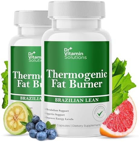 Thermogenic Fat Burner Brazilian Lean  Weight Loss Pills for Women  Waist Trimmer & Supplements for Bloating for Women & Men  60 Capsules