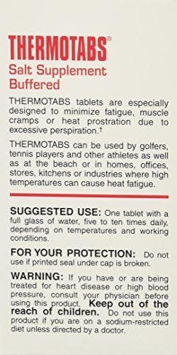 Thermotabs Each Buffered Salt Tab  3 Count