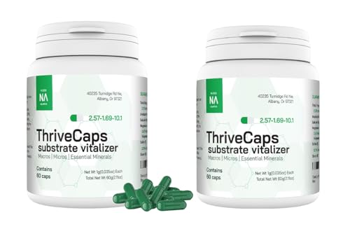 ThriveCaps Aquarium Root Cabs   Premium Root Fertilizer for Live Plants   Slow Release   Strong NPK   Micros   Safe for Shrimp & Snails   60 Count