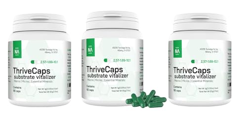 ThriveCaps Aquarium Root Cabs   Premium Root Fertilizer for Live Plants   Slow Release   Strong NPK   Micros   Safe for Shrimp & Snails   60 Count