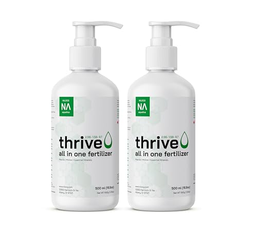 Thrive Planted Aquarium Fertilizer  All in One Planted Tank Liquid Fertilizers   Micro & Macro Nutrient Rich Food for Aquatic Plants   Highly Concentrated  2000ml 