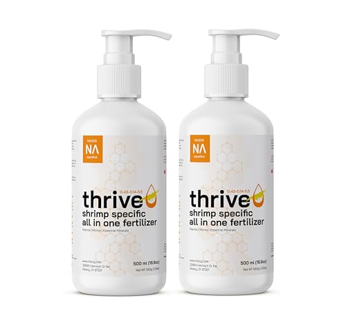 Thrive S Shrimp Specific All in One Aquarium Fertilizer   Two  2  500ml Liquid Plant Food   Comprehensive nutrients   Aquarium Nutrition   Convenient to Use   Concentrated Aquarium Plant Fertilizer
