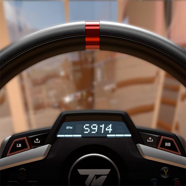 Thrustmaster T248X Racing Wheel and Magnetic Pedals HYBRID DRIVE Magnetic Paddle Shifters Dynamic Force Feedback Screen with Racing Information Compatible with XBOX Series X/S One PC