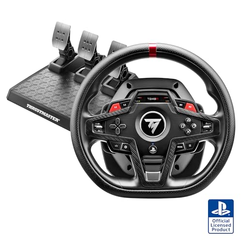 Thrustmaster T248 Racing Wheel & Magnetic Pedals for Xbox Series X S  Xbox One & PC   Hybrid Drive Force Feedback  Magnetic Paddle Shifters and Interactive Display