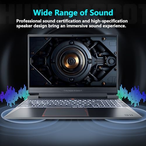 Thunderobot Storm 15 4050 Gaming Laptop  Intel Core i7 13620H  GeForce RTX 4050  15 6 FHD 165Hz Display  16GB RAM  512GB SSD  Backlit Keyboard  HDMI  Wi Fi  Win 11 Home  Black