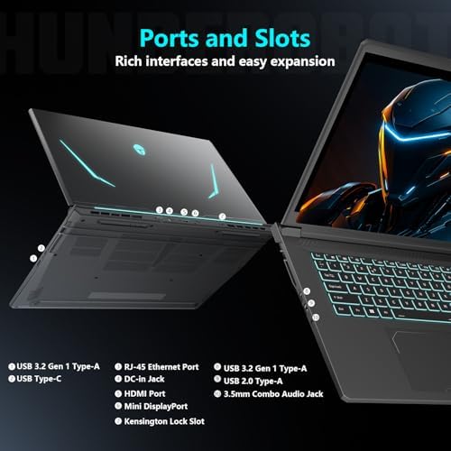 Thunderobot Storm 17 5070 Gaming Laptop  17 3 QHD 165Hz 2K Display  Core i7 13620H  GeForce RTX 5070  32GB DDR5 RAM  1TB SSD  RGB Backlit Keyboard  HDMI  Wi Fi 6  Win11 Home