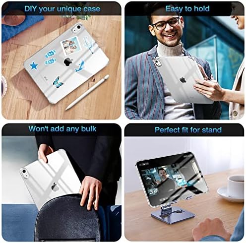 TiMOVO Clear Case for iPad  A16  11th Generation 11 Inch 2025  iPad 10th Generation Case 10 9 Inch 2022  Slim & Lightweight Soft TPU Transparent Back Protective Cover  Clear