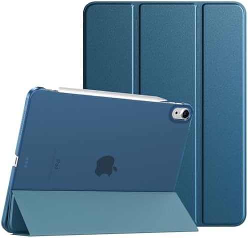 TiMOVO for iPad Air 11 Inch Case  M4 2026/M3 2025/M2 2024   iPad Air 5th Generation 2022/4th Gen 2020 10 9 Inch  Slim Hard Translucent Back Cover  Support Auto Wake/Sleep  Abyss Blue