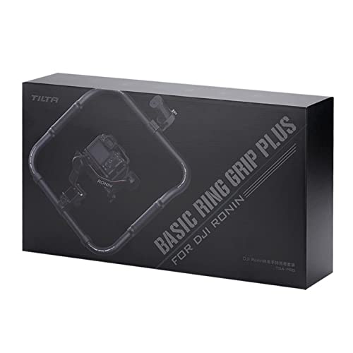 Tilta Basic Ring Grip Plus Compatible with DJI Ronin RS3 Pro/ RS4/ RS4 Pro Improved Stability Movement & Flexibility Aluminum Alloy Multiple Power Options