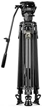 Tilta CT12 75mm Cine Fluid Head with 2 Stage One Touch Carbon Fiber Tripod Legs   Space Gray  12KG 