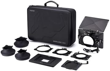Tilta Mirage Pro Matte Box VND Kit   Swing Away   114mm VND Filter 1 7 Stops   Hard Matte Set   Carrying Case   95mm  110mm  114mm  136mm Lens Adapters   Use up to 3 4x5 65 Filters   Carbon Fiber