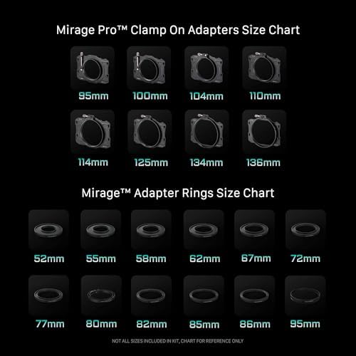 Tilta Mirage Pro Matte Box VND Kit   Swing Away   114mm VND Filter 1 7 Stops   Hard Matte Set   Carrying Case   95mm  110mm  114mm  136mm Lens Adapters   Use up to 3 4x5 65 Filters   Carbon Fiber