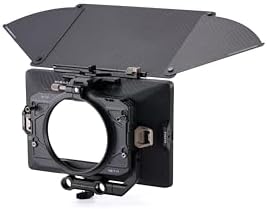 Tilta Mirage Pro Matte Box VND Kit   Swing Away   114mm VND Filter 1 7 Stops   Hard Matte Set   Carrying Case   95mm  110mm  114mm  136mm Lens Adapters   Use up to 3 4x5 65 Filters   Carbon Fiber