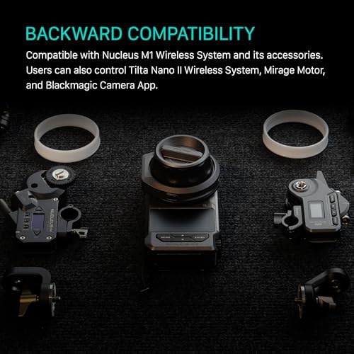 Tilta Nucleus M II Wireless Lens Control System Hand Wheel Kit   Multi Motor Follow Focus for Focus  Iris & Zoom   FIZ Hand Unit   Cinema Camera Wireless Focus Control