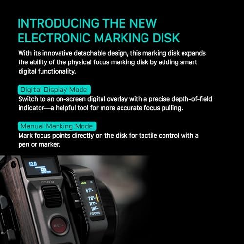 Tilta Nucleus M II Wireless Lens Control System Hand Wheel Kit   Multi Motor Follow Focus for Focus  Iris & Zoom   FIZ Hand Unit   Cinema Camera Wireless Focus Control