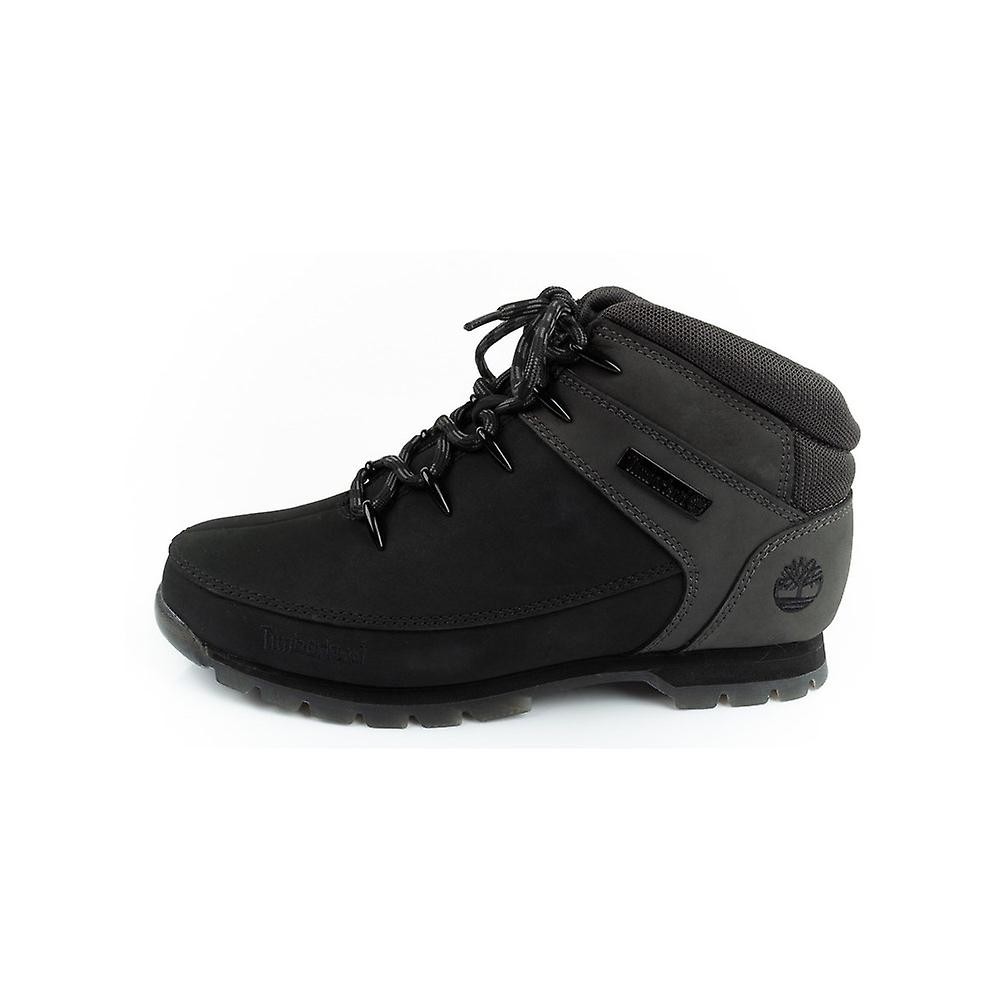 Talla 8.5 - Timberland EURO SPRINT HIKER BLACK   ALL SIZES
