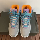 Timberland Euro Hiker Boots Gray Turquoise Women 7 5 TB0A412WD52 Box Damaged