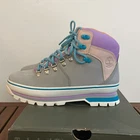 Timberland Euro Hiker Boots Gray Turquoise Women 7 5 TB0A412WD52 Box Damaged