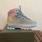 Timberland Euro Hiker Boots Gray Turquoise Women 7 5 TB0A412WD52 Box Damaged