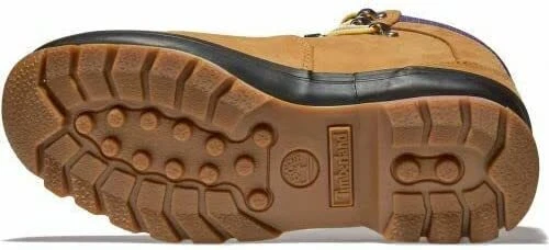 Timberland Euro Hiker F/L Waterproof Boot Wheat Nubuck/Purple 8 5 B  M 