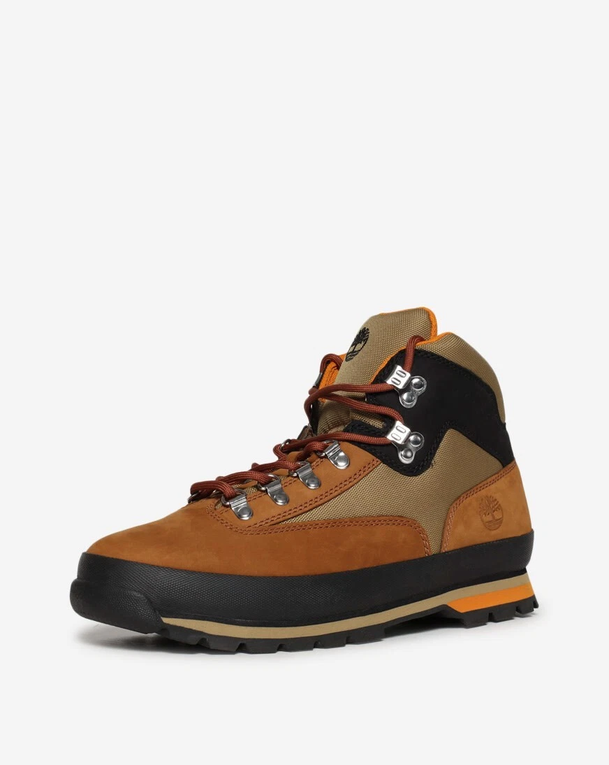 Talla 9.5 - Timberland Euro Hiker Boots  Medium Brown/Nubuck/Olive   New  Mens Sz  9 5   11