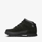 Botas de senderismo Timberland Euro Sprint TB06361R001 para hombre, de piel negra con cordones.