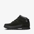 Botas de senderismo Timberland Euro Sprint TB06361R001 para hombre, de piel negra con cordones.