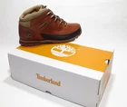 Timberland Men s Euro Sprint Leather Hiker Boots Wheat  Black Gray A1NHJ