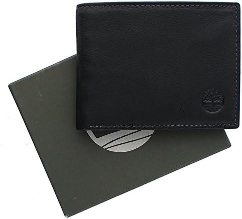 Timberland Mens Wellington Leather Rfid Bifold Commuter Security Wallet