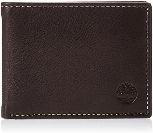 Timberland Mens Wellington Leather Rfid Bifold Commuter Security Wallet
