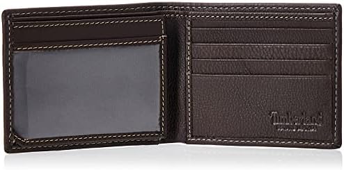 Timberland Mens Wellington Leather Rfid Bifold Commuter Security Wallet