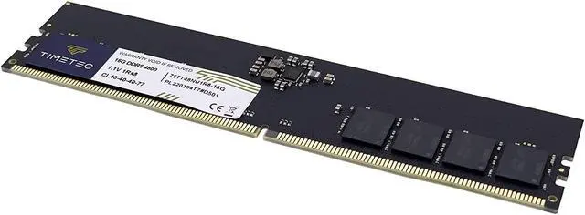 Timetec 16GB DDR5 4800MHz PC5 38400 Unbuffered Non ECC 1 1V CL40 1Rx8 Single Rank 288 Pin UDIMM Desktop Memory RAM Module Upgrade  16GB 