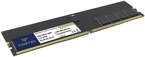 Timetec DDR5 Unbuffered Non ECC 1 1V 288 Pin UDIMM Desktop Memory RAM Module Upgrade  4800MHz  16GB